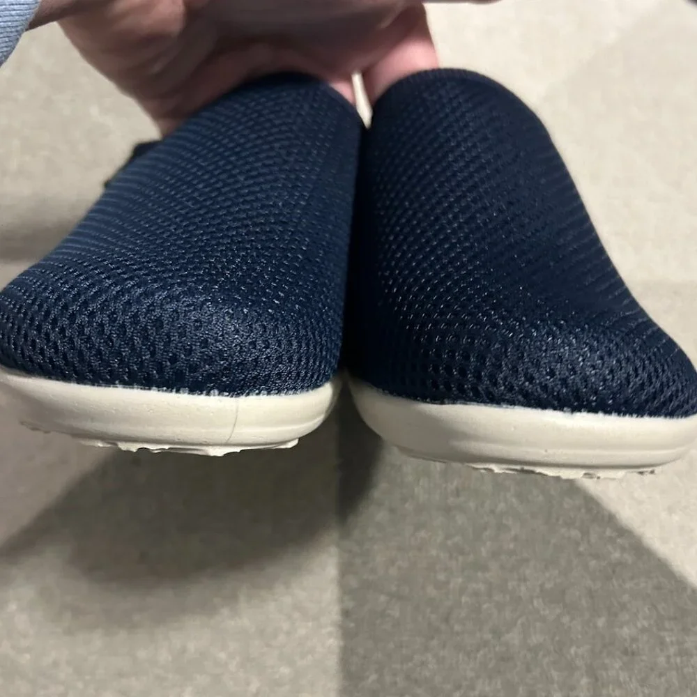 Fly Flot Clogs Mules Slip On Navy‎ Mesh Women's Size: 39 (US Size 8) - Picture 6 of 12